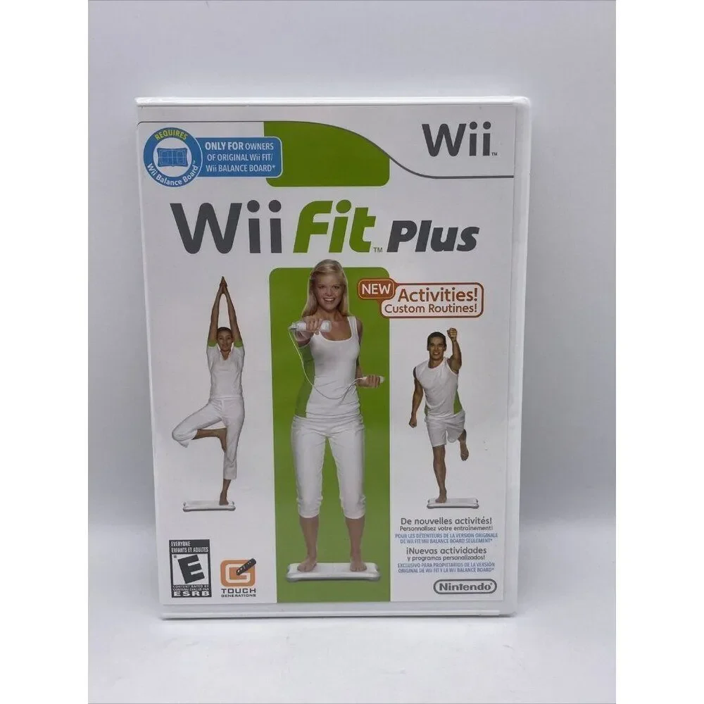 Nintendo Wii Fit Plus Fitness Game Custom Routines NEW SEALED NOS 2009